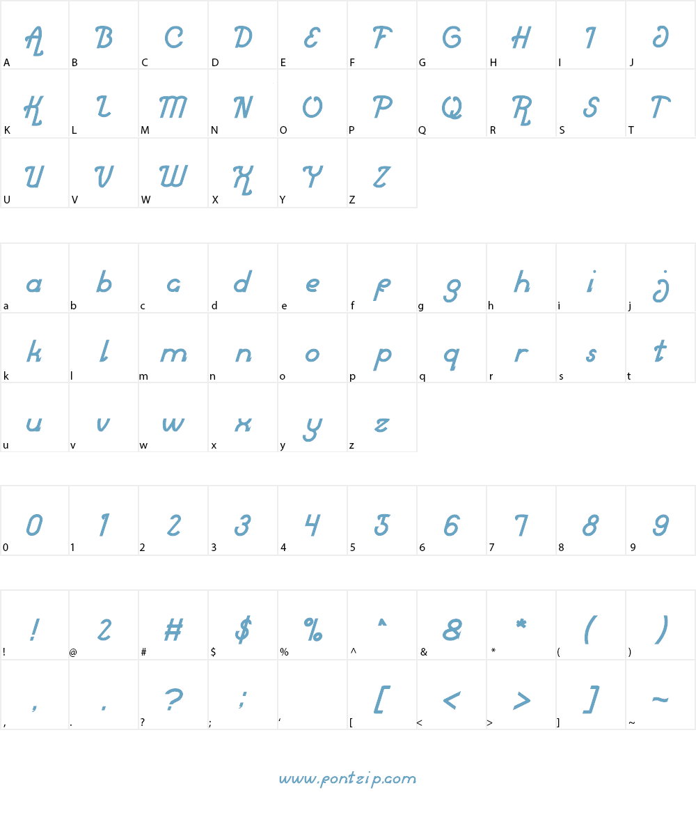 Market Leader Font Character